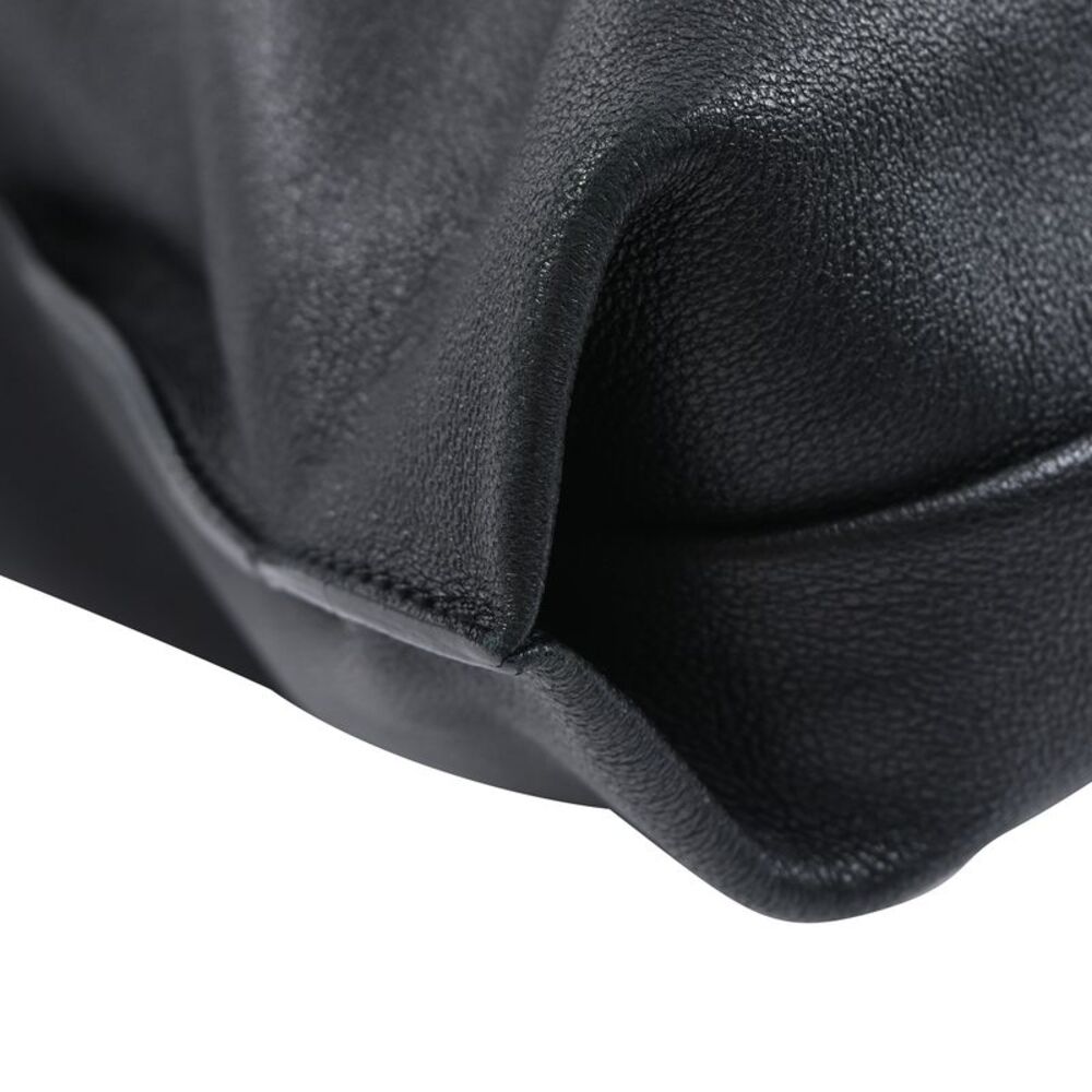 Tom Ford Large Alix Fold Over Tote Bag in Black Leather - Picture 2 of 12